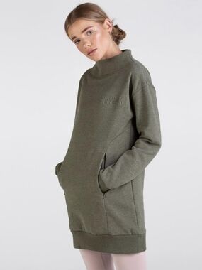 Gymshark Olive-Style Funnel Neck Sweater Dress